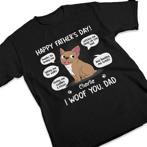 Happy Father’s Day, From Your Fur Babies - Dog Personalized Custom Unisex T-shirt, Hoodie, Sweatshirt - Father's Day, Birthday Gift For Pet Owners, Pet Lovers