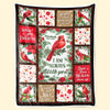 I'm Always With You - Memorial Personalized Custom Blanket - Christmas Gift, Sympathy Gift For Family Members