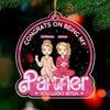 My Partners In Crime - Bestie Personalized Custom Ornament - Acrylic Custom Shaped - Christmas Gift For Best Friends, BFF, Sisters