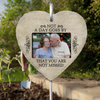 Custom Photo Not A Day Goes By That You Are Not Missed - Memorial Personalized Custom Memorial Garden Slate & Hook - Sympathy Gift For Family Members