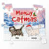 Cats Make The Season Bright - Cat Personalized Custom Jigsaw Puzzle - Christmas Gift For Pet Owner, Pet Lovers