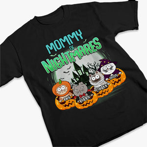 Mommy Of Nightmares - Cat Personalized Custom Unisex T-shirt, Hoodie, Sweatshirt - Halloween Gift For Pet Owners, Pet Lovers