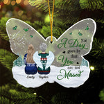 Custom Name Angel Wing Memorial Christmas Decor - Personalized Ornament