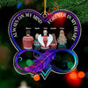 You're Forever In Our Hearts - Memorial Personalized Custom Ornament - Acrylic Infinity Heart Shaped - Christmas Gift, Sympathy Gift For Family Members