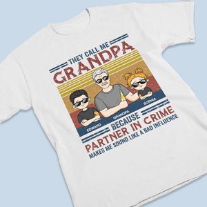 These Kids Call Me Grandpa - Family Personalized Custom Unisex T-shirt, Hoodie, Sweatshirt - Father's Day, Birthday Gift For Dad, Grandpa