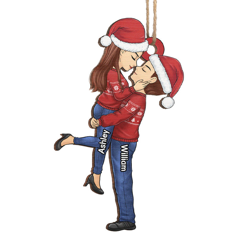 You Are The Only Person - Couple Personalized Custom Ornament - Wood Custom Shaped - Christmas Gift For Husband Wife, Anniversary