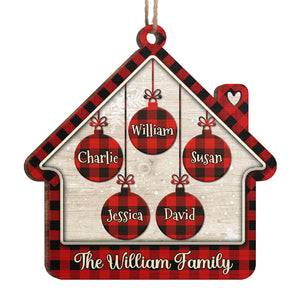 Together We Are One - Family Personalized Custom Ornament - Wood Custom Shaped - Christmas Gift For Family Members