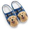 Love Walks On Four Paws - Dog & Cat Personalized Custom Fluffy Slippers - Gift For Pet Owners, Pet Lovers