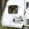 Home Is Where We Park It - Camping Personalized Custom RV Decal - Gift For Husband Wife, Camping Lovers