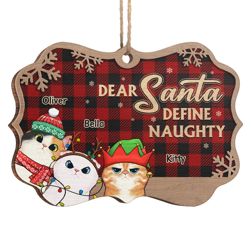 Dear Santa Don't Forget The Dog - Dog & Cat Personalized Custom Ornament - Wood Benelux Shaped - Christmas Gift For Pet Owners, Pet Lovers
