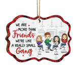 We Go Together - Bestie Personalized Custom Ornament - Wood Benelux Shaped - Christmas Gift For Best Friends, BFF, Sisters
