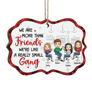 We Go Together - Bestie Personalized Custom Ornament - Wood Benelux Shaped - Christmas Gift For Best Friends, BFF, Sisters