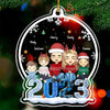 Let It Snow - Family Personalized Custom Ornament - Acrylic Custom Shaped - Christmas Gift For Family Members