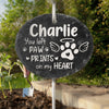 Best Friends Are Never Forgotten - Memorial Personalized Memorial Garden Slate & Hook - Sympathy Gift For Pet Owners, Pet Lovers