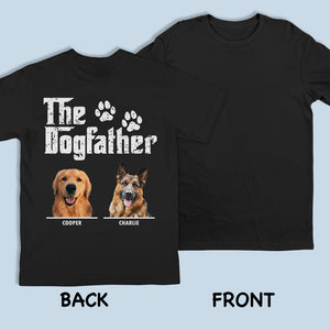 Custom Photo The Dog Father The Dog Mother - Dog Personalized Custom Unisex Back Printed T-shirt, Hoodie, Sweatshirt - Gift For Pet Owners, Pet Lovers