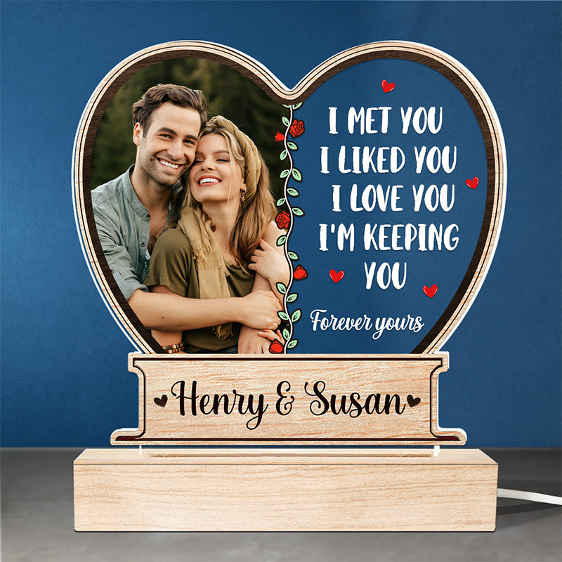 Custom Photo Love You Then Love You Still - Couple Personalized Custom -  Pawfect House