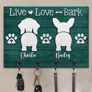 Did Someone Say Walk? - Dog Personalized Custom Rectangle Shaped Key Hanger, Key Holder - Gift For Pet Owners, Pet Lovers