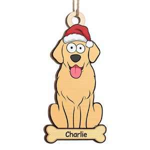 This Friendship Is Fur Real - Dog Personalized Custom Ornament - Wood Custom Shaped - Christmas Gift For Pet Owners, Pet Lovers