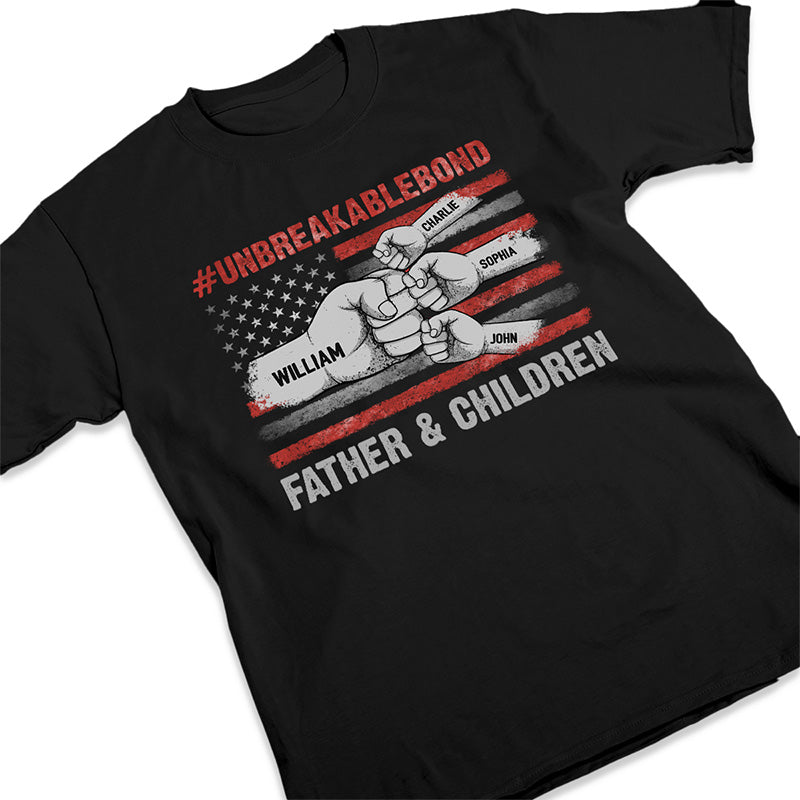 My Father Is A Great Dad - Family Personalized Custom Unisex T-shirt, Hoodie, Sweatshirt - Gift For Dad, Grandpa