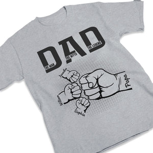 My Dad Is Awesome - Family Personalized Custom Unisex T-shirt, Hoodie, Sweatshirt - Father's Day, Birthday Gift For Dad