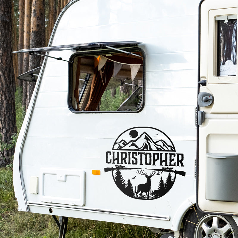 The Wilderness Is Where Magic Happens - Camping Personalized Custom RV Decal - Gift For Camping Lovers