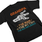 Custom Name Grandpa Gifts for Family - Personalized Apparel