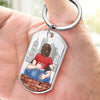 I Need You Here With Me - Couple Personalized Custom Keychain - Gift For Husband Wife, Anniversary