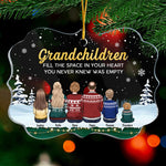 Custom Name Grandchildren Christmas Gifts for Grandparents - Personalized Ornament
