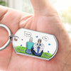 The Moment Your Heart Stopped - Personalized Keychain - Gift For Couples, Husband Wife
