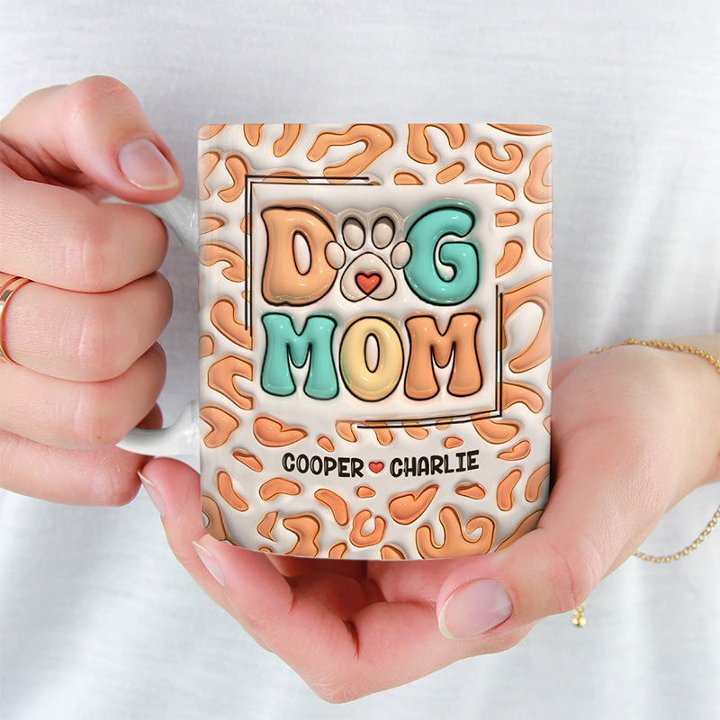 Merry Christmas Santa Paws - Dog & Cat Personalized Custom 3D Inflated Effect Printed Mug - Christmas Gift For Pet Owners, Pet Lovers