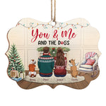 Custom Name Christmas Gifts for Dog Lovers - Personalized Ornament