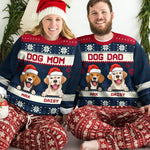 Custom Name Christmas Dog Dad Gifts - Personalized Sweatshirt