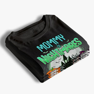 Mommy Of Nightmares - Cat Personalized Custom Unisex T-shirt, Hoodie, Sweatshirt - Halloween Gift For Pet Owners, Pet Lovers