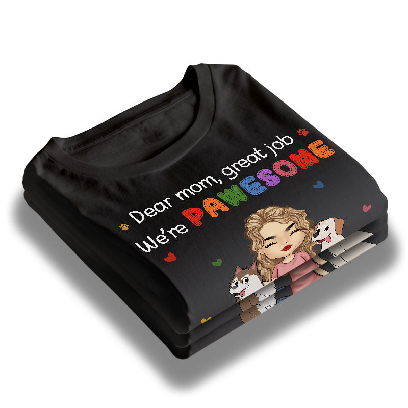 We're Pawesome - Dog Personalized Custom Unisex T-shirt, Hoodie, Sweatshirt - Gift For Pet Owners, Pet Lovers