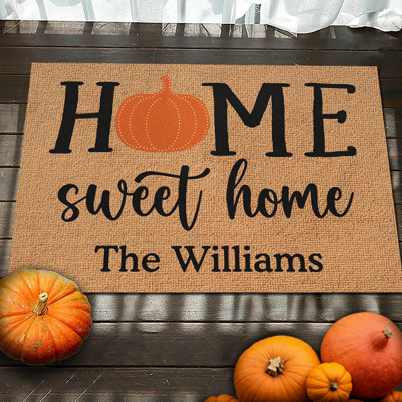 Home Sweet Home - Family Personalized Custom Home Decor Decorative Mat -  Pawfect House ™