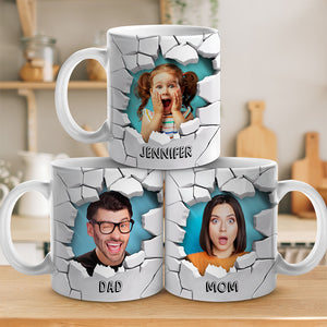Custom Photo You Are Awesome - Family Personalized Custom 3D Mug - Christmas Gift For Family Members