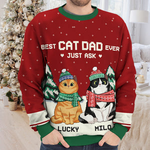 sweater, cat christmas sweater, custom ugly christmas sweater, ugly christmas sweater