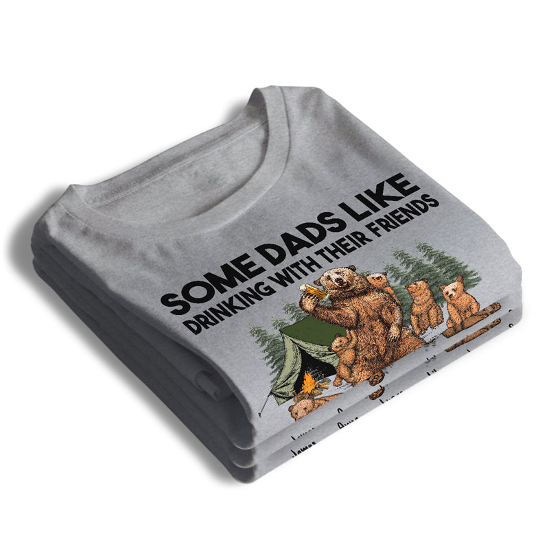 Great Dads Go Camping With His Kids  - Personalized Unisex T-Shirt