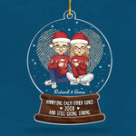 Custom Funny Couple Christmas Gifts - Personalized Ornament