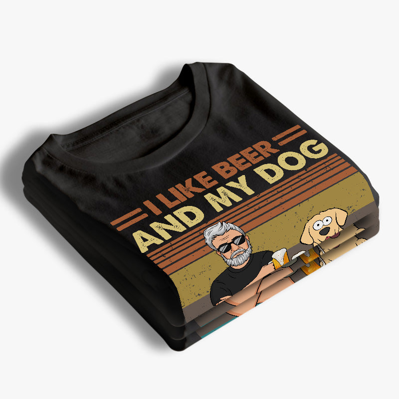 I Like Coffee And My Dogs - Dog Personalized Custom Unisex T-shirt, Hoodie, Sweatshirt - Gift For Pet Owners, Pet Lovers