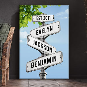 My Family Is My Everything - Family Personalized Custom Vertical Canvas - Gift For Family Members