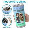 Here's Another Year Of Laughing Together - Bestie Personalized Custom Tumbler - Gift For Best Friends, BFF, Sisters