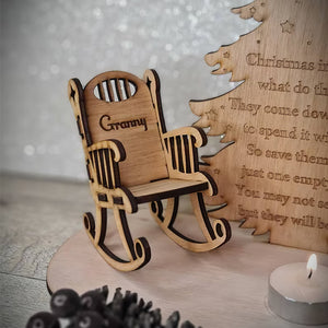 Christmas In Heaven - Family Personalized Custom Candle Holder - Wood Custom Shaped - Christmas Gift, Sympathy Gift For Family Members