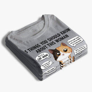 This Woman Loves Cats More Than Humans - Cat Personalized Custom Unisex T-shirt, Hoodie, Sweatshirt - Gift For Pet Owners, Pet Lovers