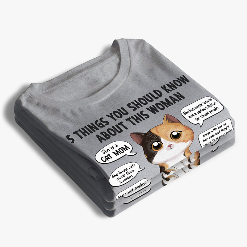 This Woman Loves Cats More Than Humans - Cat Personalized Custom Unisex T-shirt, Hoodie, Sweatshirt - Gift For Pet Owners, Pet Lovers