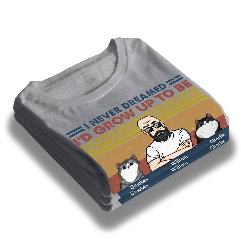 The Ultimate Cat Dad - Personalized Unisex T-Shirt