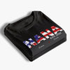 American Grandma - Gift For 4th Of July - Personalized Unisex T-Shirt