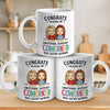 Congrats On Being My Emotional Support Coworkers You Lucky People - Coworker Personalized Custom Mug - Gift For Coworkers, Work Friends, Colleagues
