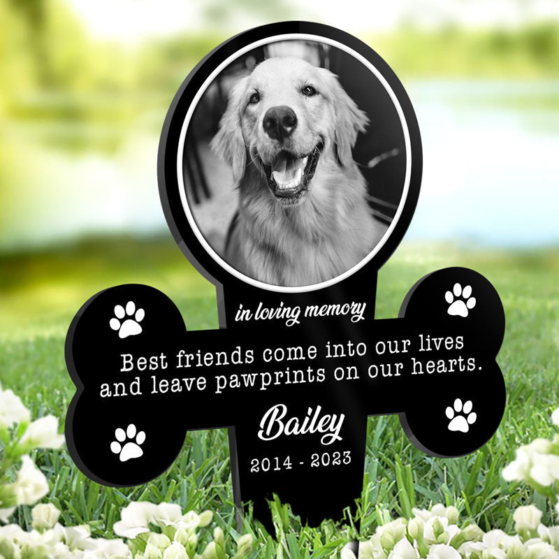 Custom Photo I Loved You Your Whole Life - Memorial Personalized Custom Acrylic Garden Stake - Sympathy Gift, Gift For Pet Owners, Pet Lovers