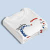 A Garden Of Love Grows In A Grandma's Heart - Family Personalized Custom Unisex Patriotic T-shirt, Hoodie, Sweatshirt - Independence Day, 4th Of July, Birthday Gift For Grandma